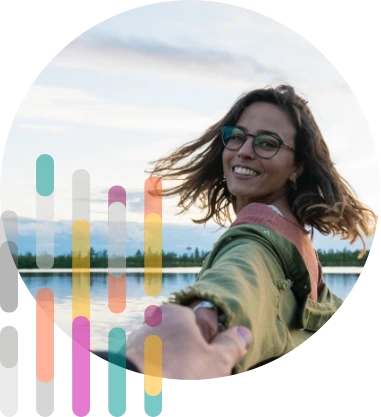 mujer feliz
