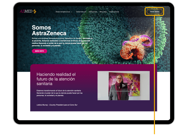 Tutorial de registro y contraseña. Paso 1