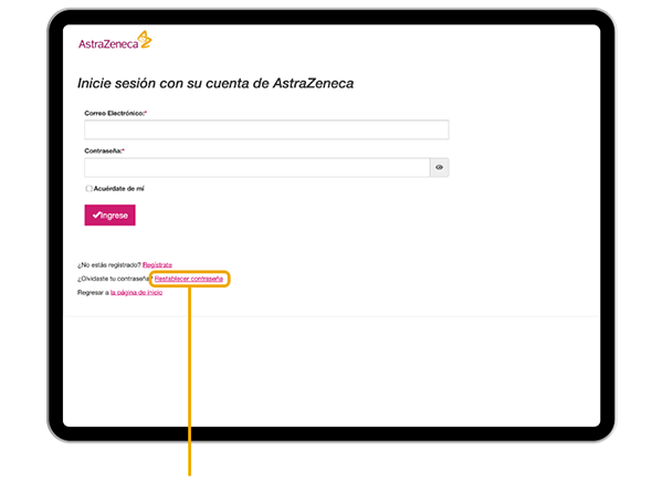 Tutorial de registro y contraseña. Paso 2