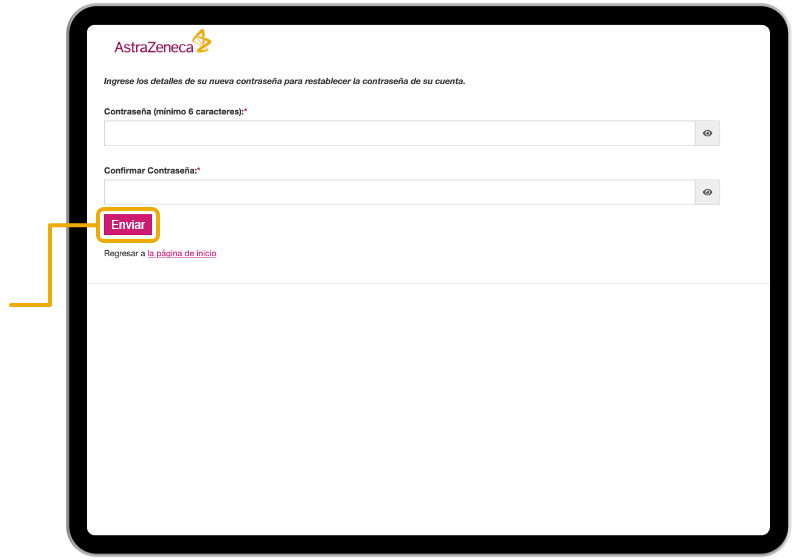 Tutorial de registro y contraseña. Paso 6