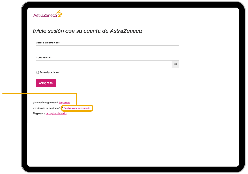 Tutorial de registro y contraseña. Paso 2