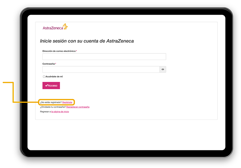 Tutorial de registro y contraseña. Paso 2